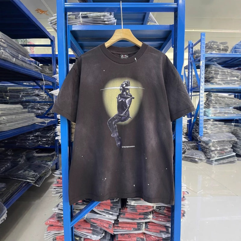 saint m t shirts s.m. anime collaboration graphic crewneck t-shirt