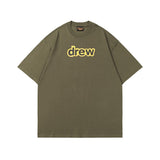 Drew house tshirt r collection d@ew rubberized letter crew neck short sleeve tee
