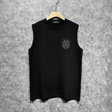 Amiri tank top dotted lotus printing