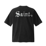 saint m t shirts s.m vintage skeleton print crew neck pullover short sleeve top