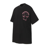 Ch hip-hop t shirts ch croo short-sleeved sanskrit cross embroiderloosecasualpure cotton american heavy weight short-sleeved easiest for match high street
