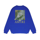 Amiri Long Sleeved Shirt Printed Trendy Pure Cotton
