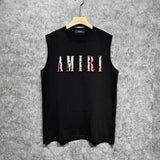 Amiri tank top colorful waist flower printing