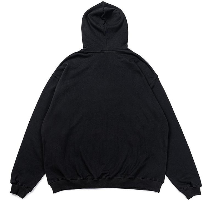 Vetements Hoodie VTM Rhinestone Letter Loose Hooded Sweater