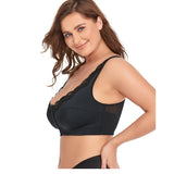 Full figure bra - wireless lace lightly lined