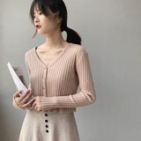 Women Cardigan Sweater Knitted Cardigan Autumn Top 8t712