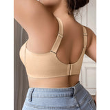 Full figure bra women's push-up lace
