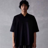 Fog Essentials T shirt Offset Logo V-neck loose T shirt