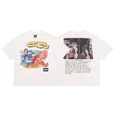saint m t shirts s.m vintage high street casual crew neck pullover short sleeve tee