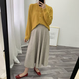 Women Knitted Skirt Fall Knitted Dress 8t2056
