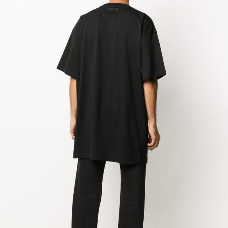 Vetements T Shirts VTM Hot Drilling Large Outline OS Version Men's and Women's Short-Sleeved T-shirt