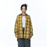 Unisex Jacket Autumn Plaid Shirt