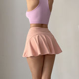 Women Yoga Sports Shorts Quick-Drying Sports Running Golf Short Skirt Sexy Shorts