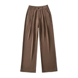 Women Sweatpants Straight Loose Black Trousers Casual Wide Leg Pants
