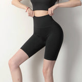 Women Yoga Sports Shorts Hip Lifting Sport Running Cycling Cropped Pants