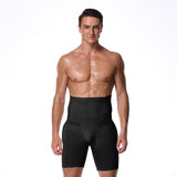 Men's Front Hole Back Hip Design Belly Contracting Boxer Shorts