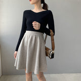 Women Knitted Skirt
