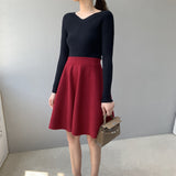Women Knitted Skirt