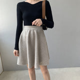 Women Knitted Skirt