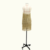 Corset Dress Sexy Tassel Slim Fit Dress Skirt