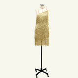 Corset Dress Sexy Tassel Slim Fit Dress Skirt