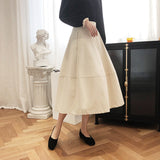 Women Skirt A- line Midi Skirt