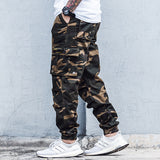 Men Sweatpants Tiger Pattern Camouflage Cargo Pants Male Tactical Ankle Banded Pants