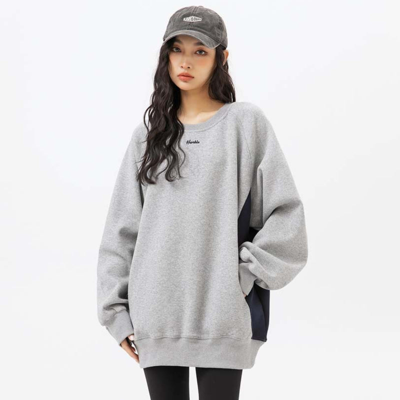 Unisex Hoodie Autumn Embroidery Stitching Sweater