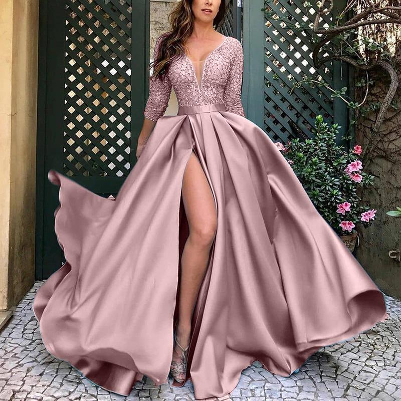 Robe Bridgerton Sexy Dress Trailing Banquet Evening Gown