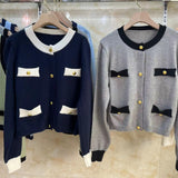 Women Knitted Cardigan Vintage Knitted Cardigan Jacket Autumn Sweater