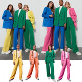 Women Sweatpants Spring Casual Pants Suit Pants Wide Leg Pants