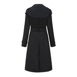Women Trench Coat Long-Sleeved Lapel Coat