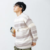 Unisex Sweater Winter Striped Sweater