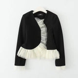 Women Suits Fall Classic Style Short Suit Cardigan Coat