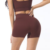 Women Yoga Sports Shorts Tight Sports Pants Quick-Drying Thread Fitness Shorts