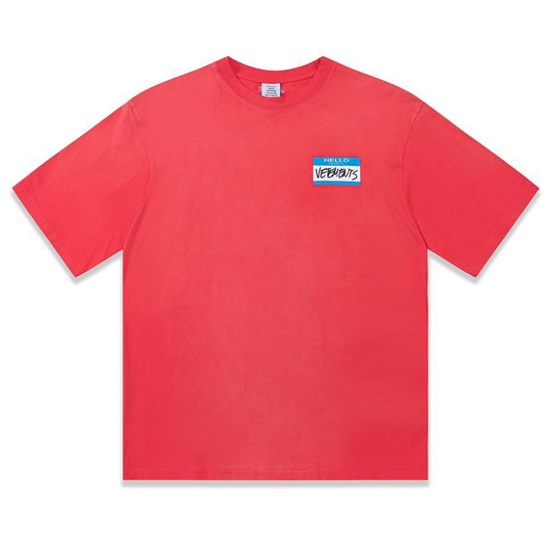 Vetements T Shirtsvtm Werther Cute Old Washing Water
