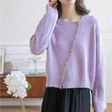 Women Knitwear Autumn Sweater Loose Knitted Cardigan