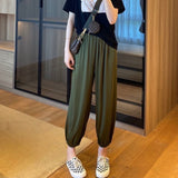 Women Sweatpants Summer Thin Breathable Casual Wide-Leg Pants Trousers