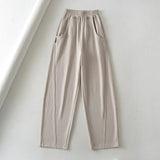 Women Sweatpants Summer Sweatpants Loose Straight Wide-Leg Pants