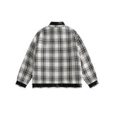 Unisex Jacket Vintage Plaid Jacket