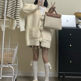 Women Knitwear Autumn and Winter Sweater Coat Loose Knitted Cardigan