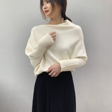 Women Winter Knitted Sweater Autumn Sexy Vintage Sweater 8t2052