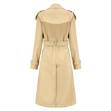 Women Trench Coat Long-Sleeved Lapel Coat