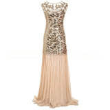 Flappers 1920S Dress Vintage Sequined Banquet Long Dress