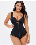 Butt Lifter plus Size Breasted Zipper One-Piece Waist Slimming and Belly Contracting Beauty Body Corset