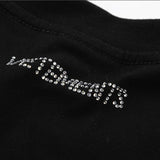 Vetements T Shirts VTM Werther Cute Letter Crew Neck Short Sleeve T-shirt