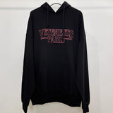 Vetements Hoodie VTM Letter Photo Velvet Padded Loose Hooded Sweater