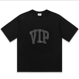 Vetements T Shirts VTM Werther Cute Letter Crew Neck Short Sleeve T-shirt