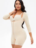 Long Sleeve Adjustable Sling Breasted Zipper Waist Slimming and Belly Contracting Hip Tight Body Shaping Body Shaper