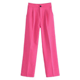 Women Sweatpants Spring Casual Pants Suit Pants Wide Leg Pants